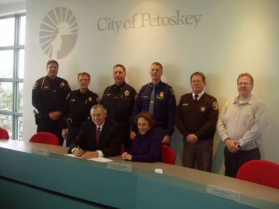 Emmet County Law Enforcement Sign Updated Domestic Violence Policy