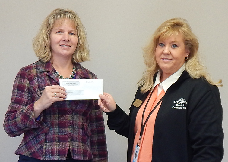 Odawa Womens Show donation WEB