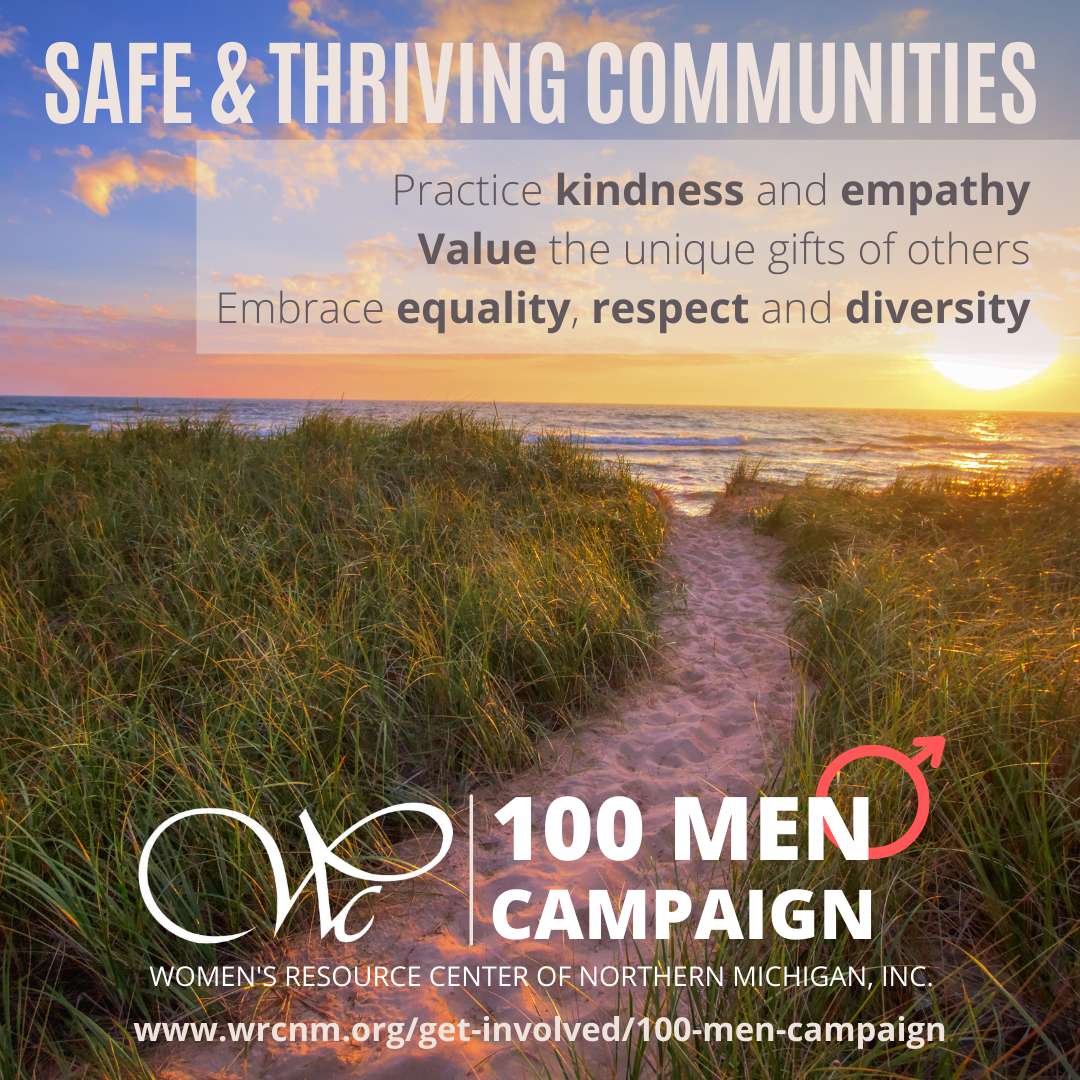 100 Men Campaign Together create safe thriving 2021 222